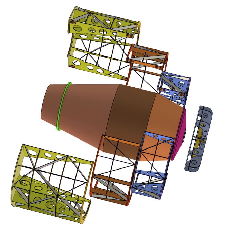封頭胎膜、前錐胎膜、中節(jié)胎膜、后錐胎膜
